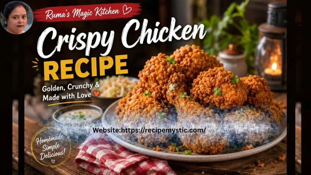 Crispy Chicken Recipe - Homemade Crispy & Juicy Fried Chicken
