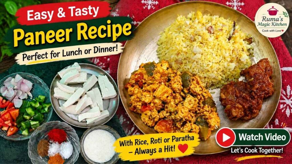 Delicious Paneer Recipe – Easy Homemade Paneer Curry